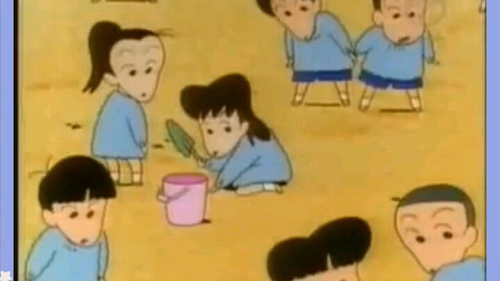 crayon shinchan - bersama polis wanita