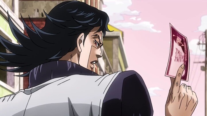 How dare this man let the invincible Jotaro polish his shoes!