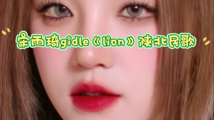 宋雨琦gidle《lion》陕北民歌