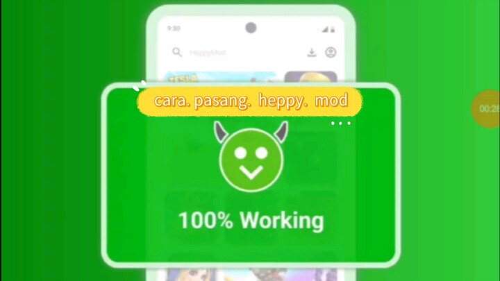 cara. pasang. heppy. mod
