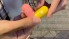 Cewek mana sih yang nggak suka lip balm dua sisi yang bikin senyum-senyum sendiri ini? Lip balm ini 