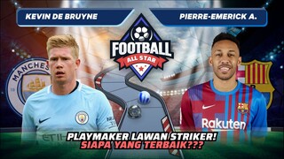 Kevin De Bruyne vs Pierre Aubameyang: Playmaker Lawan Sprinter! | Football Allstars Match 28 #short