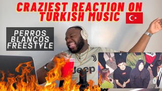 CALVIN REACTS to 🇹🇷 Cakal & Reckol - Perros Blancos Freestyle | CRAZIEST REACTION ON TURKISH MUSIC