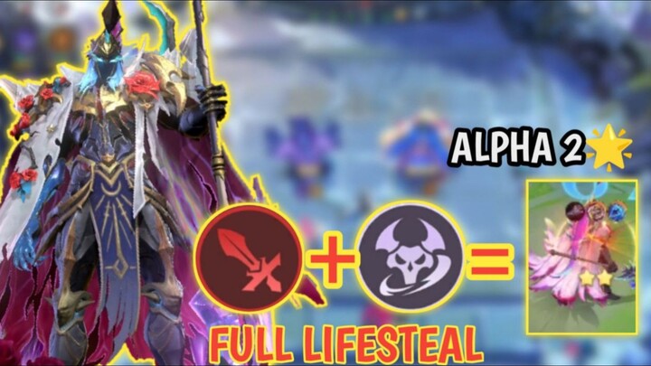 ALPHA LIFESTEAL DERES ! SEKALI SKILL PENUH LANGSUNG  !