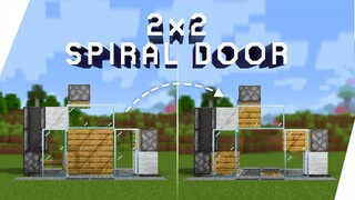 Cara Membuat 2x2 Spiral Door - Minecraft Tutorial Indonesia