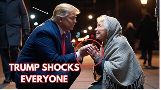 What Happened When the Beggar Saw Donald Trump Get Out of the Car.