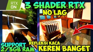 INI DIA! 3 shaders MCPE 1.17 NO LAG! | Shaders realistic dan Mirip Shaders RTX | mcpe shaders 1.17