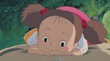 [My Neighbor Totoro Fragment/Hayao Miyazaki] Xiaomei got close to Totoro and fell asleep lying on it