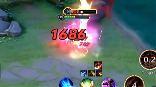 Combo full phép 1 đấm hơn 6K dame cực kì khủng khiếp #Lienquanmobile