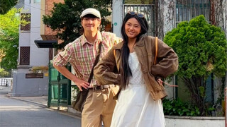 Hãy cho Hàn Quốc một chút màu sắc! Cặp đôi mặc đồ chéo khi dạo phố ở Seoul