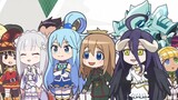 [Different World Quartet] ภายใต้การต่อสู้บนหลังม้า Ainz, Subaru, Kazuma, Tanya ตัวละครหลักทั้งสี่ต่า