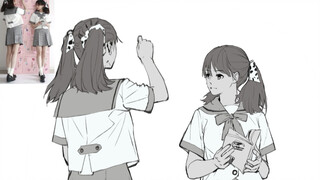 照片改漫画人物速写