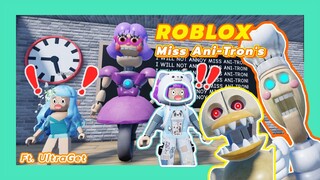 หนีตายจากโรงเรียนหุ่นยนต์ผีดุ! | ROBLOX | Escape Miss Ani-Tron's Detention! | ft. #UltraGet