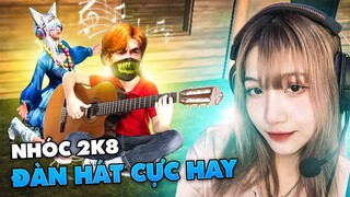 [Free Fire]Ghép ngẩu nhiên gặp nhóc 2k8 vừa đàn vừa hát cực hay |Ngân Kaito