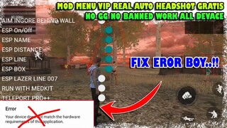 MOD MENU REAL AUTO HEADSHOT V2 NO EROR 100% WORK !!