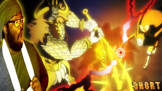 LUFFY VS KAIDO GOLDEN CONQUEROR HAKI CLASH! | One Piece | Kingu Reaction Short