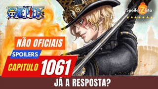 ONE PIECE 1061 SPOILERS NAO OFICIAIS - JÁ TEMOS A RESPOSTA???