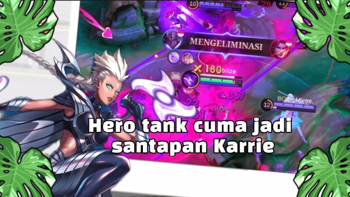 Semakin tebal lawan, semakin enak buat Karrie 🌸