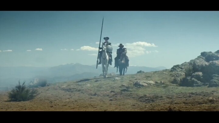 "The great Don Quixote is about to embark on his adventure once again."