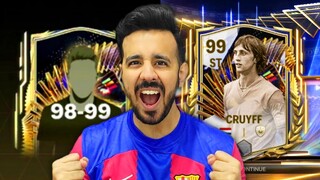 98-99 Free UTOTS Pack ! I Opened Every 94-99 Laliga TOTS Pack For Johan Cruyff 🔥