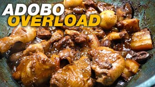 ADOBO OVERLOAD | GAWING ESPESYAL ANG ADOBO MO | ADOBONG MANOK | ADOBONG BABOY