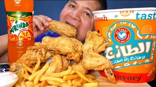 CHICKEN BROASTED  @TAZA | MUKBANG PINOY OFW UAE