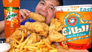 CHICKEN BROASTED  @TAZA | MUKBANG PINOY OFW UAE