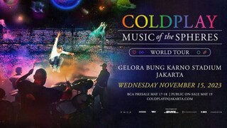 COLDPLAY - MUSIC of the SPHERES' In Jakarta 2023
