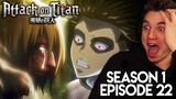 LEVI POPS OFF!! | Attack on Titan REACTION Episode 22