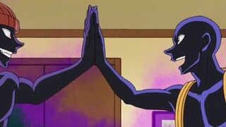 Black meets black, black eats black at night