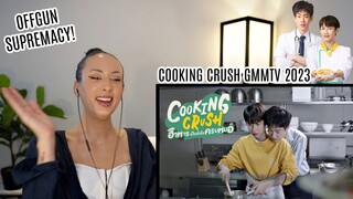 Cooking Crush อาหารเป็นยังไงครับหมอ Trailer REACTION | GMMTV 2023 OFFGUN