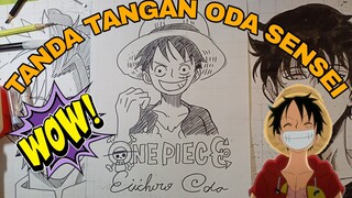 akhirnya dapat juga tanda tangan oda sensei. mantap