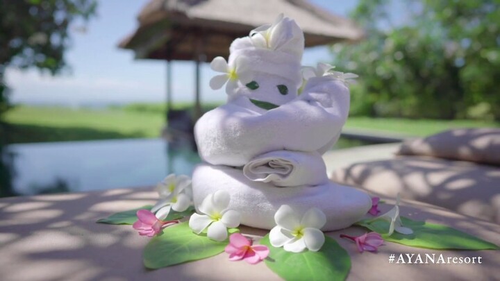 'Panganjali' Towel Art Tutorial | AYANA Resort and Spa, BALI