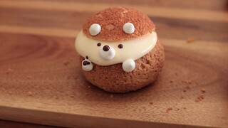 How to make bear cream puffs by MINOSUKE SWEETS