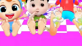 爸爸的脚也太臭了吧？