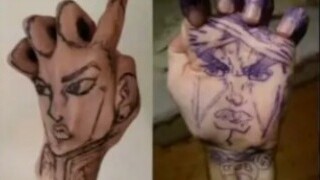 paket emotikon jojo yang luar biasa - cara cosplay jojo dengan satu tangan