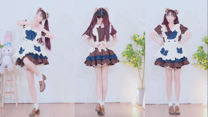 This maid is so sweet, yet she can’t help but dance all the time!