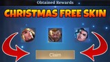 CLAIM YOUR FREE SKIN | FREE SKIN | CHRISTMAS FREE SKIN TRICK | FREE PERMANENT SKIN IN MOBILE LEGENDS