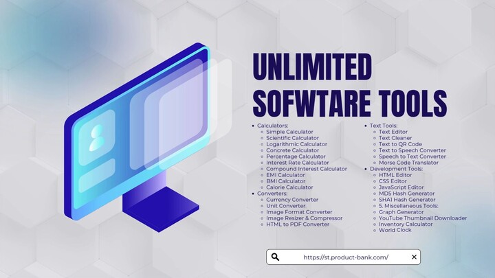 Product Bank - All-in-One Online Utility Platform