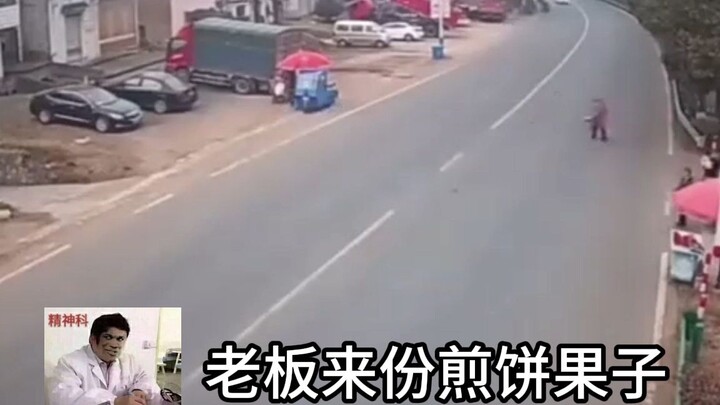 Có vẻ như tài xế cũng đói rồi