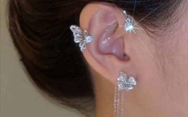 Một thoáng rung động, khuyên tai đeo vành không cần lỗ tai!