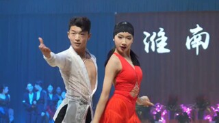 帅就完了，属于国标生的精彩时刻#淮南世际艺术学校 #王哲夏镱僮 #拉丁舞