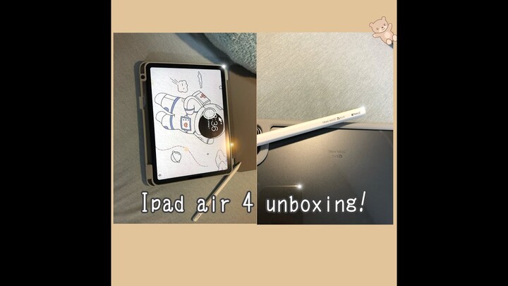 ĐẬP HỘP IPAD AIR 4 2020 SPACE GRAY | APPLE PENCIL 2 | ACCESSORIES | ASMR #ipad4air #applepencil2