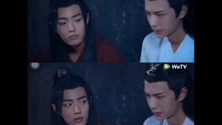 ||The Untamed Special Edition VS Original ||Wei Ying & Lan Zhan escape in Cave#xiaozhan #wangyibo