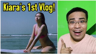 Handa ka na ba sa 1st Vlog ni Kiara? Sooo exciting! 💛🎥🌊