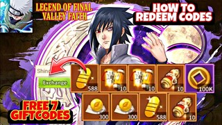 Legend of Final Valley Faith All Giftcodes - How to Redeem Code // Legend of Final Valley 7 Codes