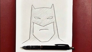 The Easiest drawing ever | how to draw Batman step-by-step