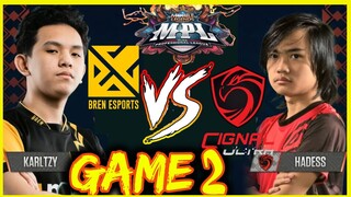 BREN ESPORTS VS CIGNAL ULTRA GAME 1 🔴▶MPL -PH Season 6 Regular Season Week 4 Day 1 | MLBB