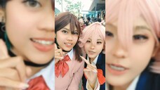 momo chan? haiii ❣️ DANDADAN cosplay fun Ayase Momo x Aira Shiratori montage ✨️