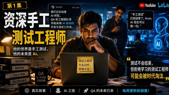 AI时代来了，手工测试工程师会被取代吗？｜Arun的AI转型之路
